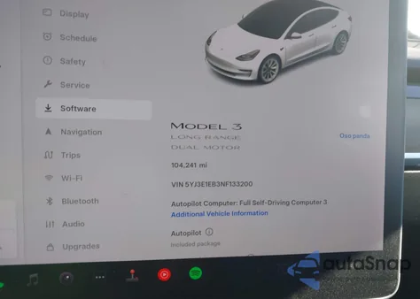 2022 Tesla Model 3 Long Range Dual Motor All-Wheel Drive из США, поврежденный, VIN 5YJ3E1EB3NF133200